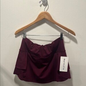 NWT Athleta XS Momentum Skort Plum
